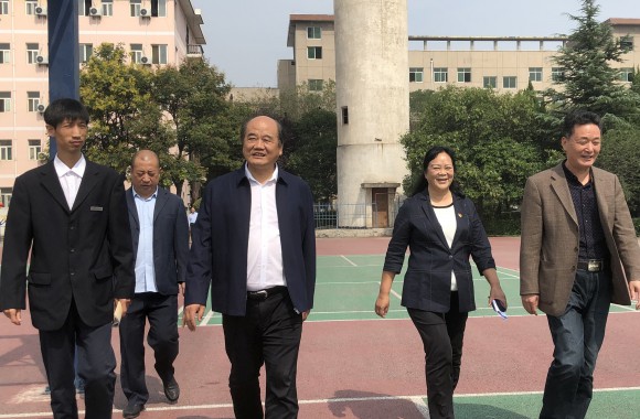 陕西省教育厅副厅长刘建林一行赴陕西旅游烹饪职业学院扩招调研