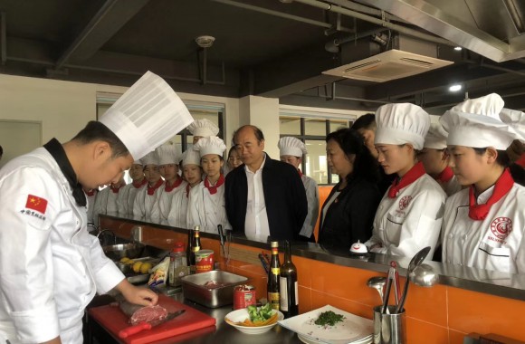 陕教育厅副厅长刘建林一行赴陕西旅游烹饪职业学院扩招调研